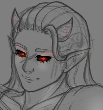 sketch w/ eyes ($15)