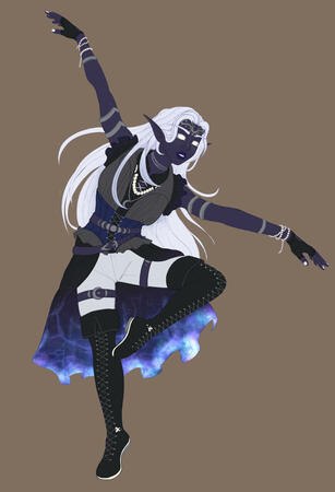 flat colors + design work ($100 + $40)